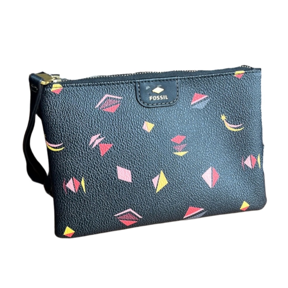 2/$20 Fossil clutch - stars and triangles